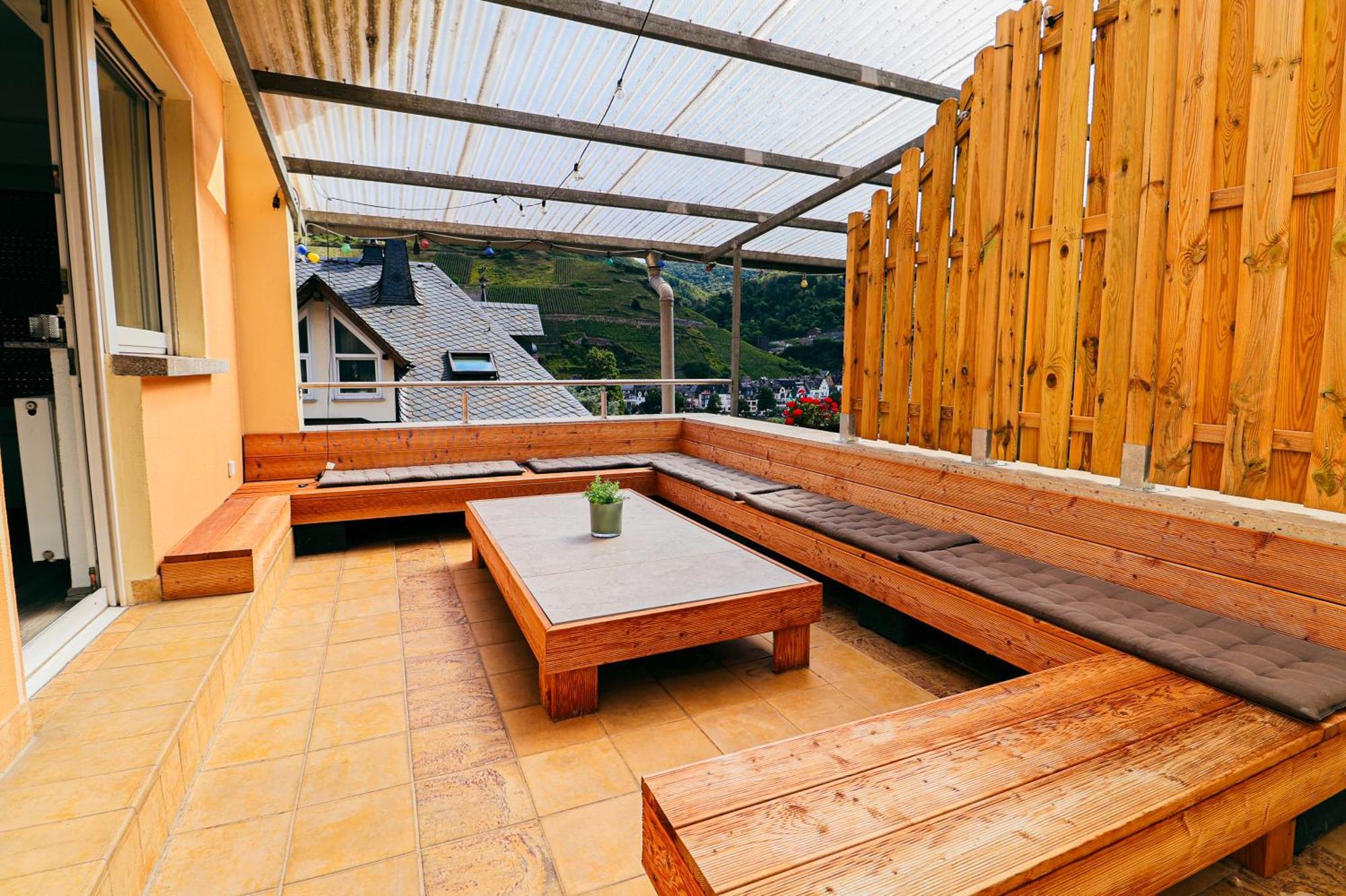 Chill Out Area, Grandiose Aussicht, Haengematte, Smart Tv, Netflix Apartment Zell an der Mosel Exterior photo